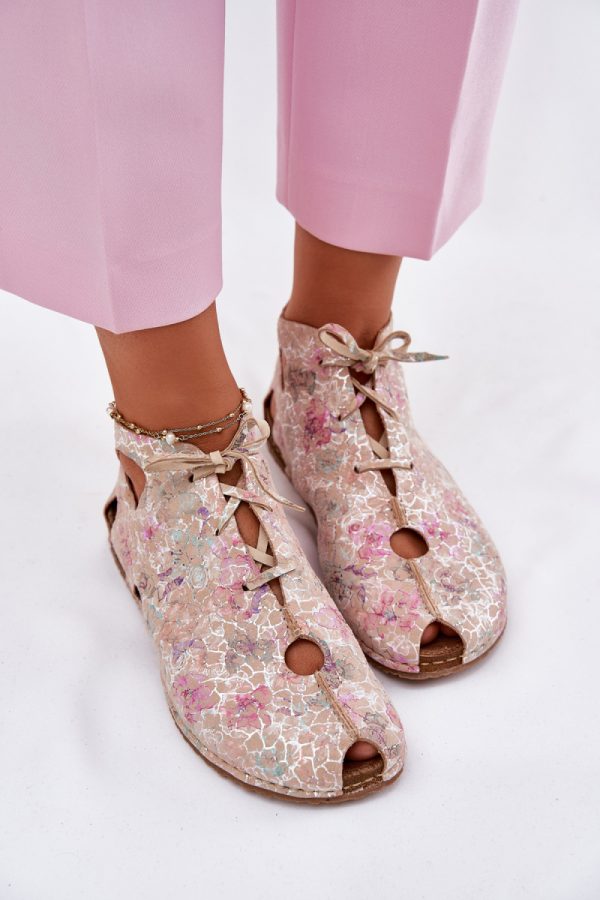 beige Boots model 213153 Step in style