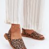 1078283.jpg Brown Sandals in Sandals & Flip-Flops For Women with Fabric, Footbed and Heel Height