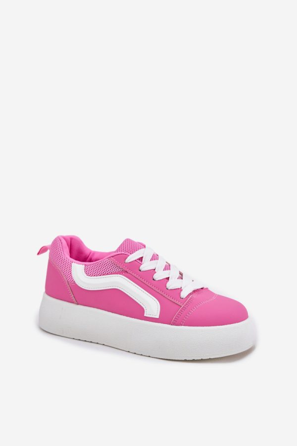 pink Platform sneakers model 213190 Step in style