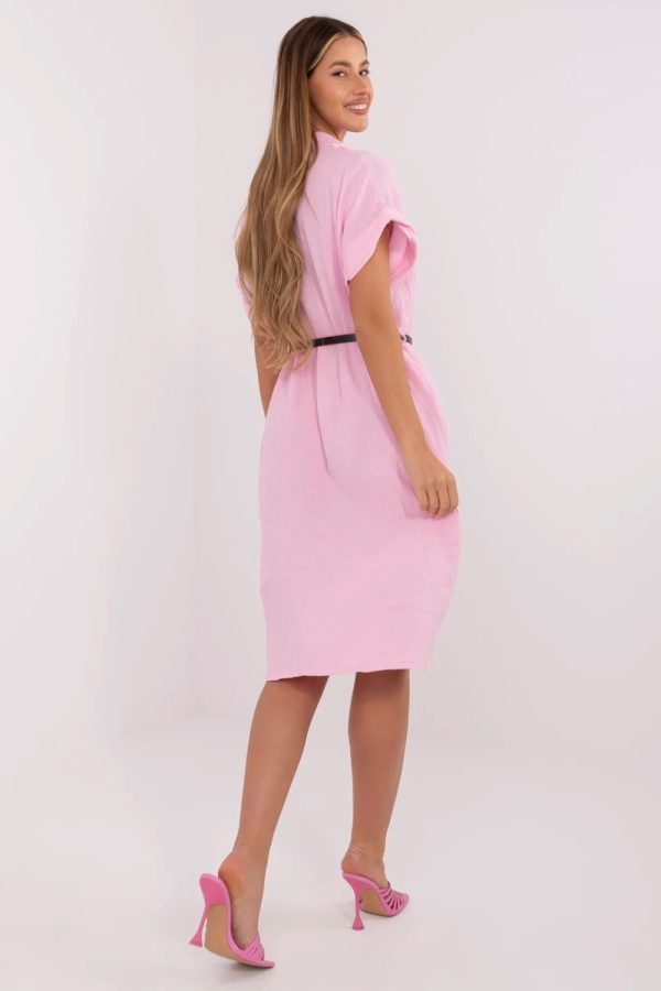 Pink Daydress in Day Dresses with Cotton