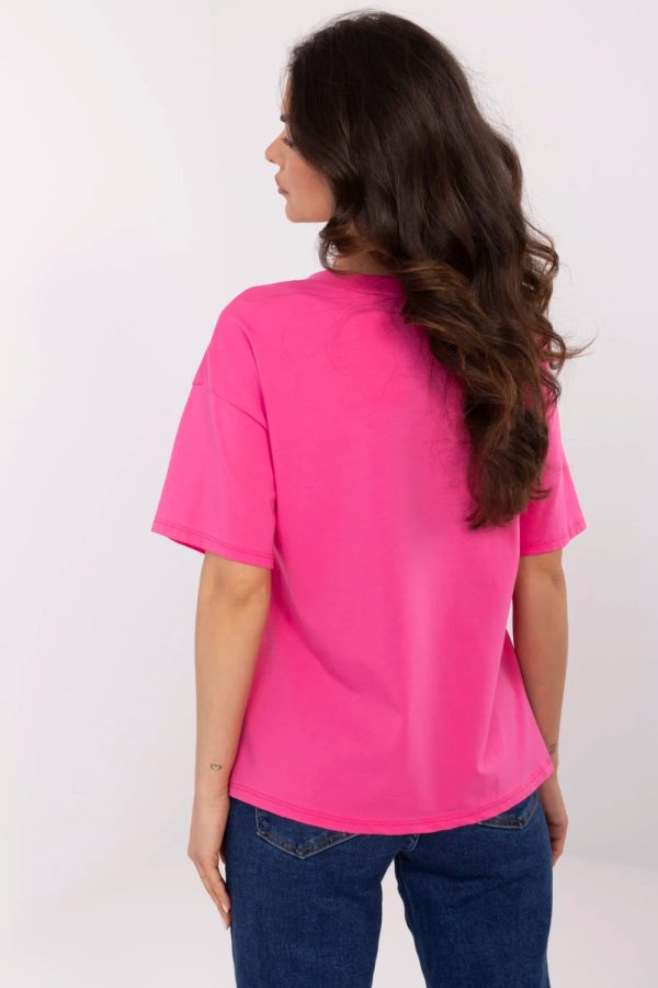 pink T-shirt model 213261 Italy Moda