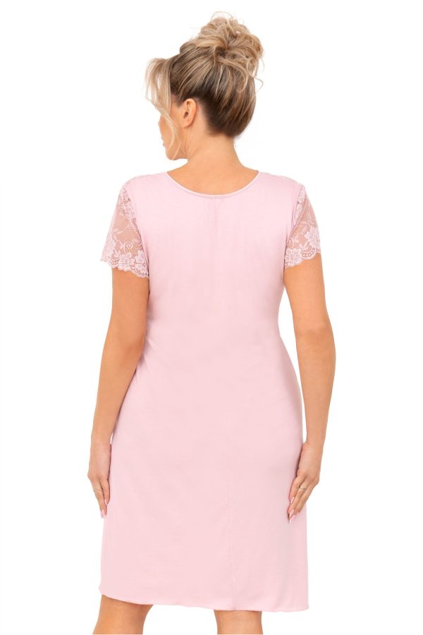 pink Plus Size Nightgown model 213329 Donna