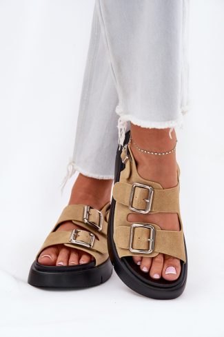 beige Sandals model 213463 Step in style