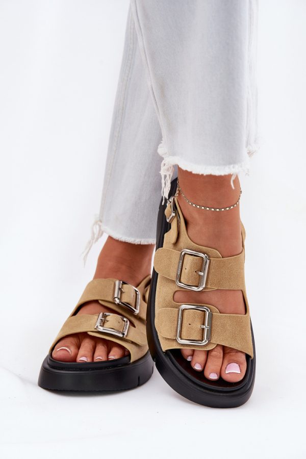 beige Sandals model 213463 Step in style