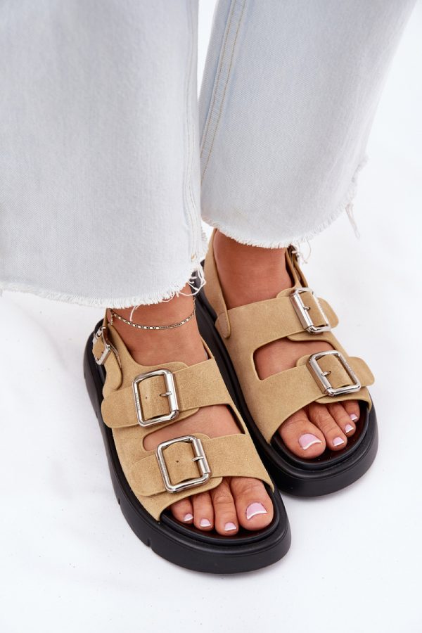 beige Sandals model 213463 Step in style