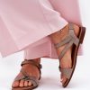 1079228.jpg Beige Sandals in Sandals & Flip-Flops For Women with Fabric, Footbed and Heel Height