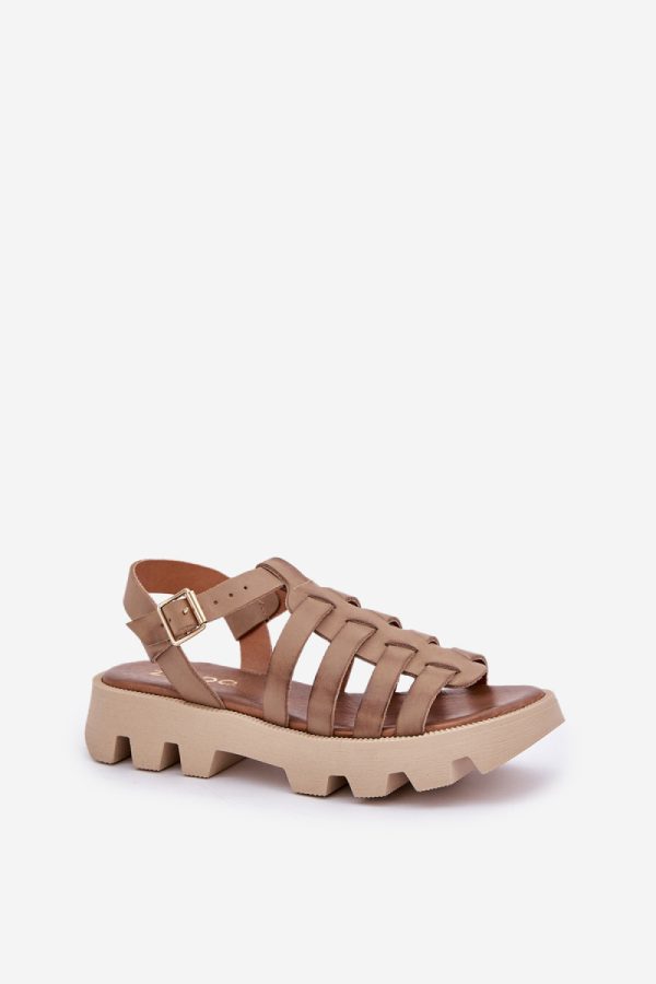 beige Sandals model 213470 Step in style