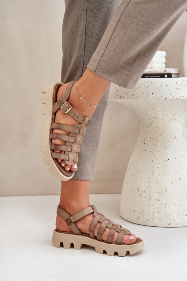 beige Sandals model 213470 Step in style