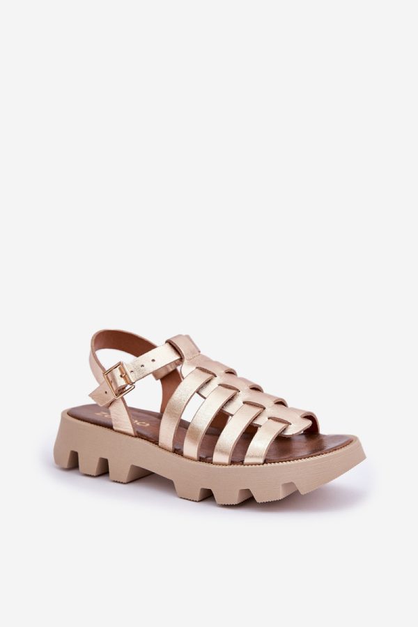 yellow Sandals model 213471 Step in style