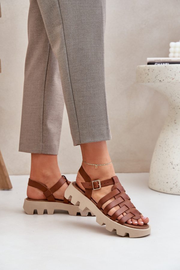 brown Sandals model 213472 Step in style