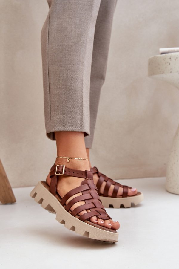 brown Sandals model 213474 Step in style