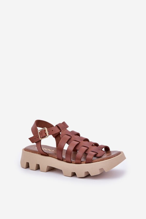 brown Sandals model 213474 Step in style
