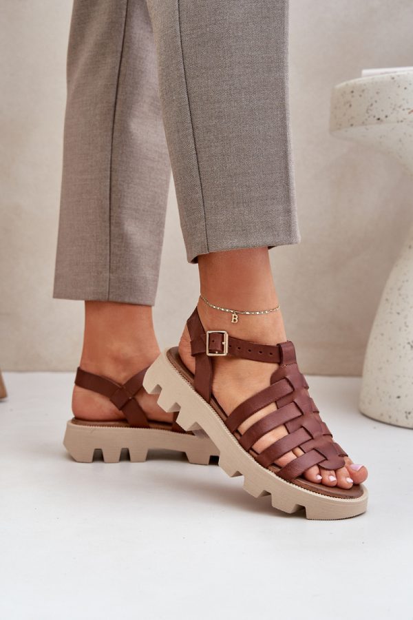 brown Sandals model 213474 Step in style