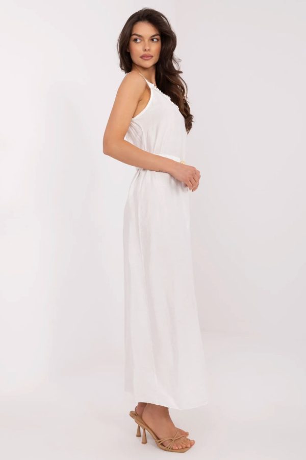 Beige Daydress in Day Dresses with Viscose