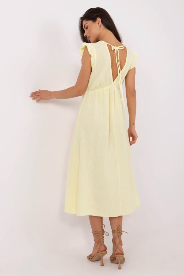 Yellow Daydress in Day Dresses with Cotton