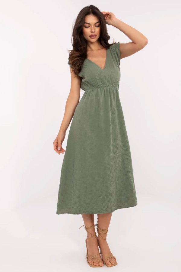 Green Daydress..Cotton