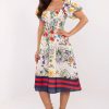 Beige Daydress in Day Dresses with Len and Polyester
