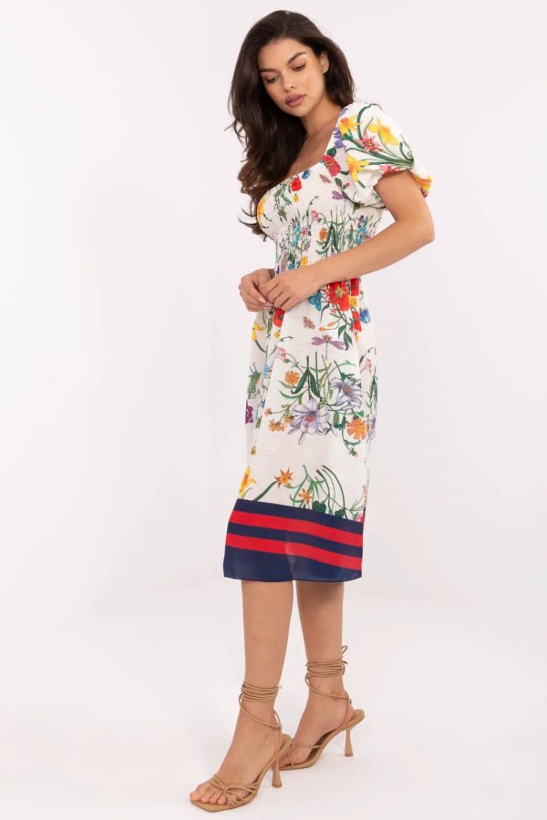 Beige Daydress in Day Dresses with Len and Polyester