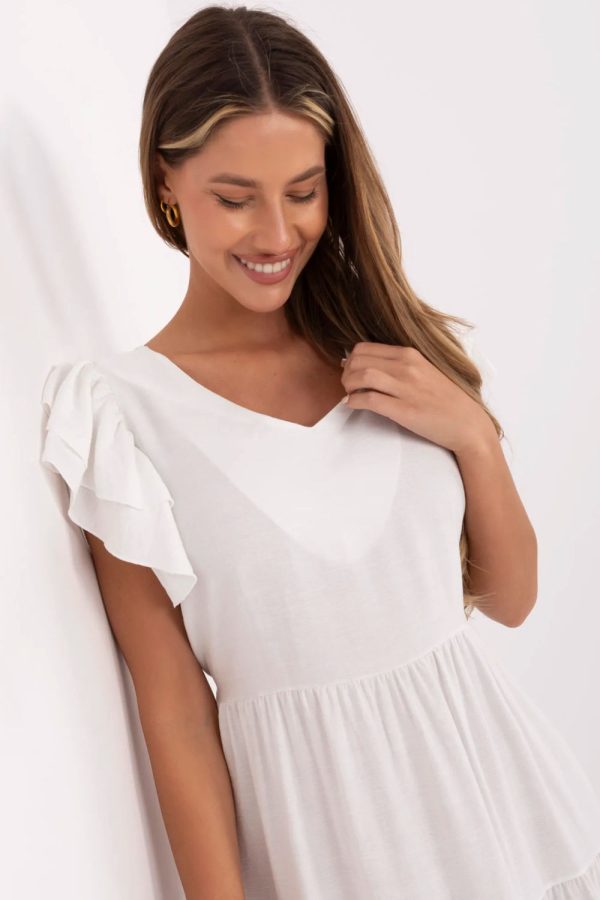 beige Daydress model 213808 Italy Moda