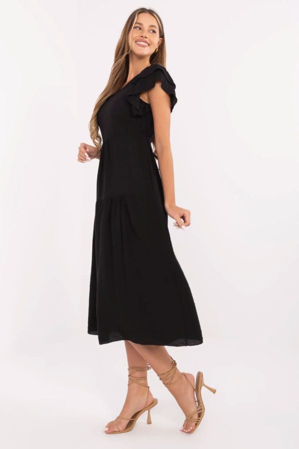 black Daydress model 213809 Italy Moda