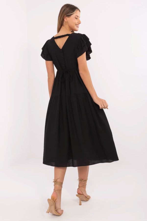 black Daydress model 213809 Italy Moda