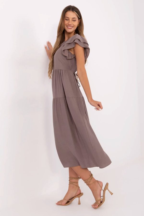 beige Daydress model 213811 Italy Moda