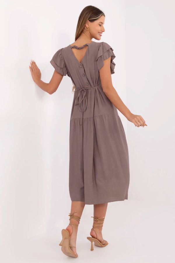 beige Daydress model 213811 Italy Moda