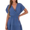 1080379 Blue Daydress in Day Dresses with Cotton