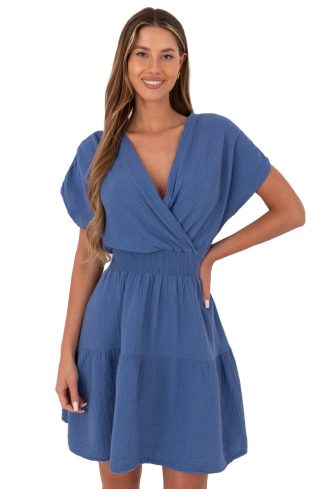 Blue Daydress in Day Dresses with Cotton