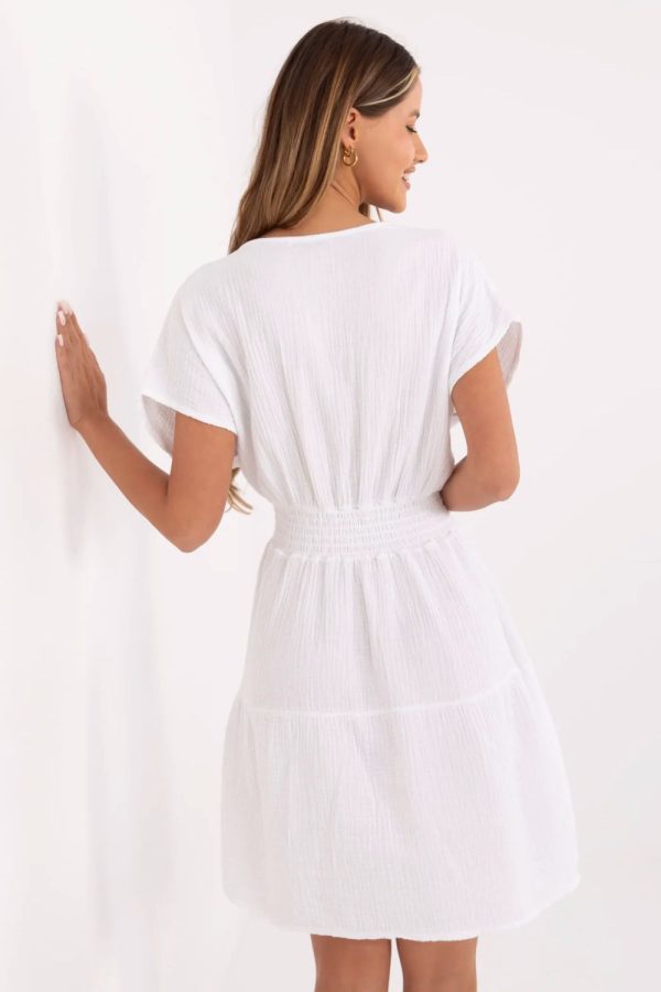 White Daydress in Day Dresses with Cotton