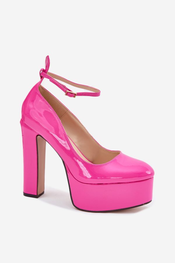 pink Block heel pumps model 213887 Step in style