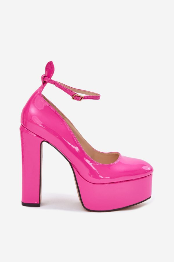pink Block heel pumps model 213887 Step in style