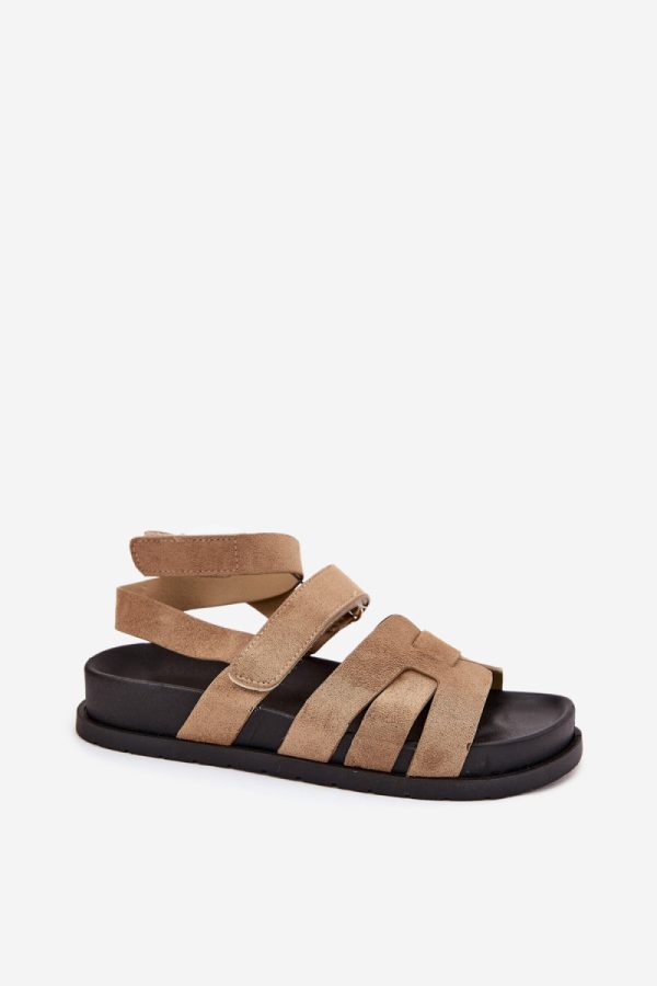 beige Sandals model 213915 Step in style