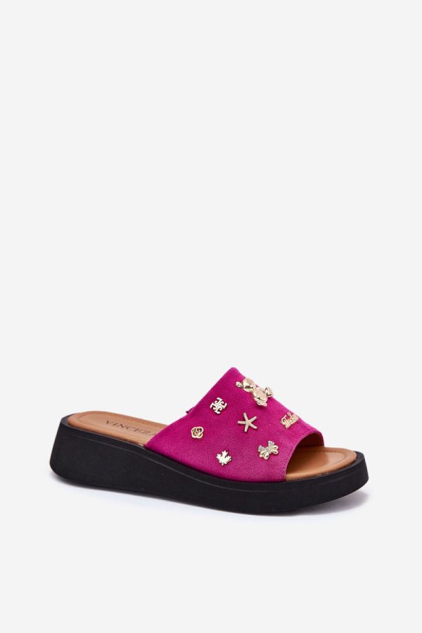 pink Platform sandals model 213954 Step in style