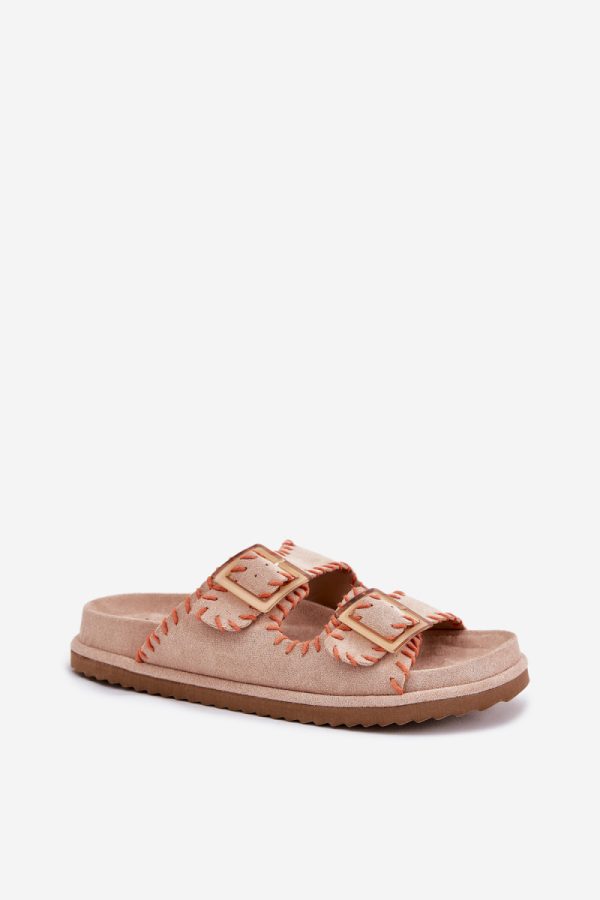 beige Flip-flops model 213960 Step in style