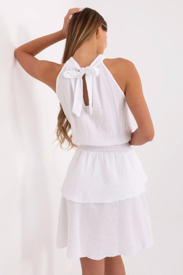 white Daydress model 214028 Italy Moda