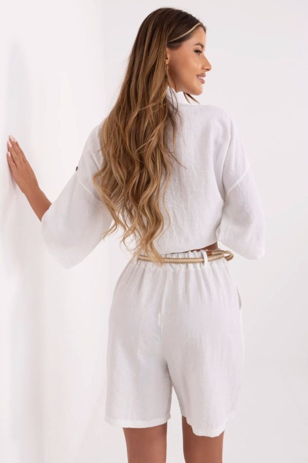 white Shorts model 214049 Italy Moda