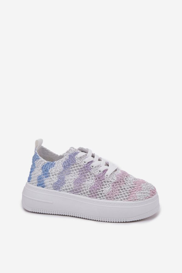 multicolor Platform sneakers model 214079 Step in style
