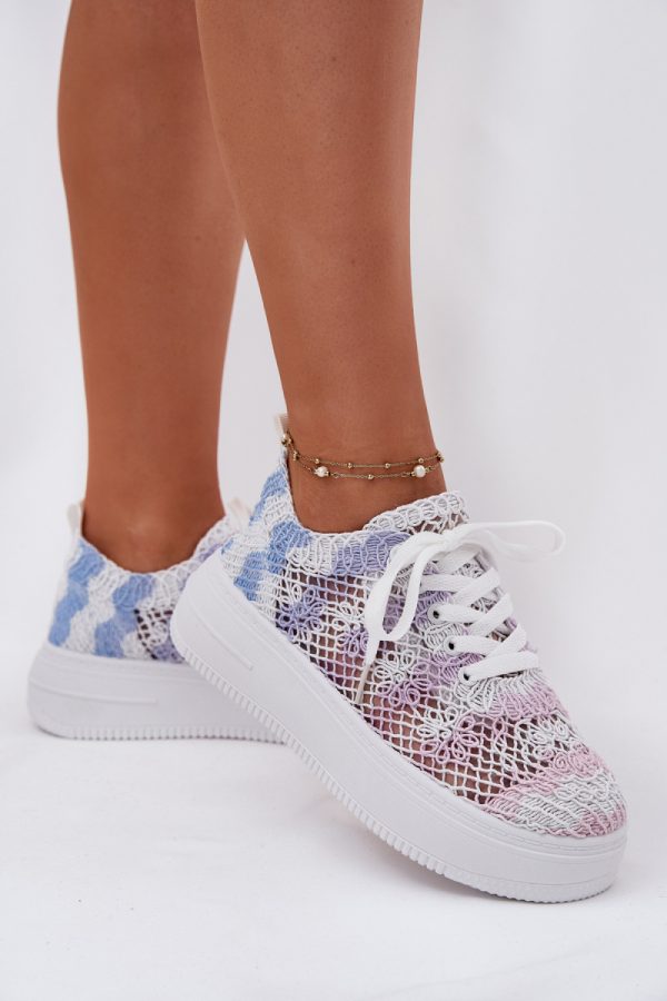 multicolor Platform sneakers model 214079 Step in style