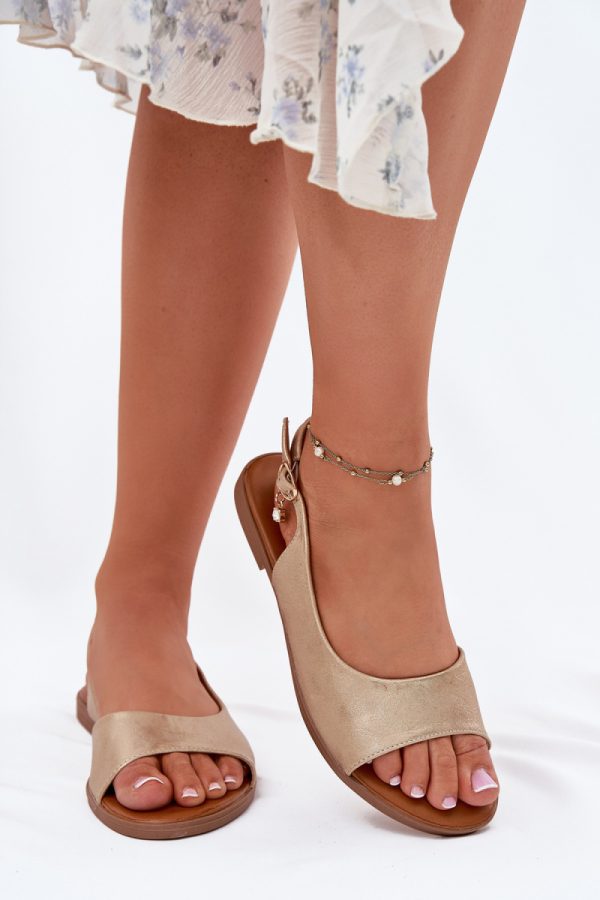 yellow Sandals model 214099 Step in style