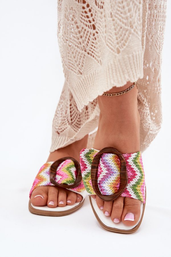White Flip-flops in Sandals & Flip-Flops For Women with Fabric, Footbed and Heel Height