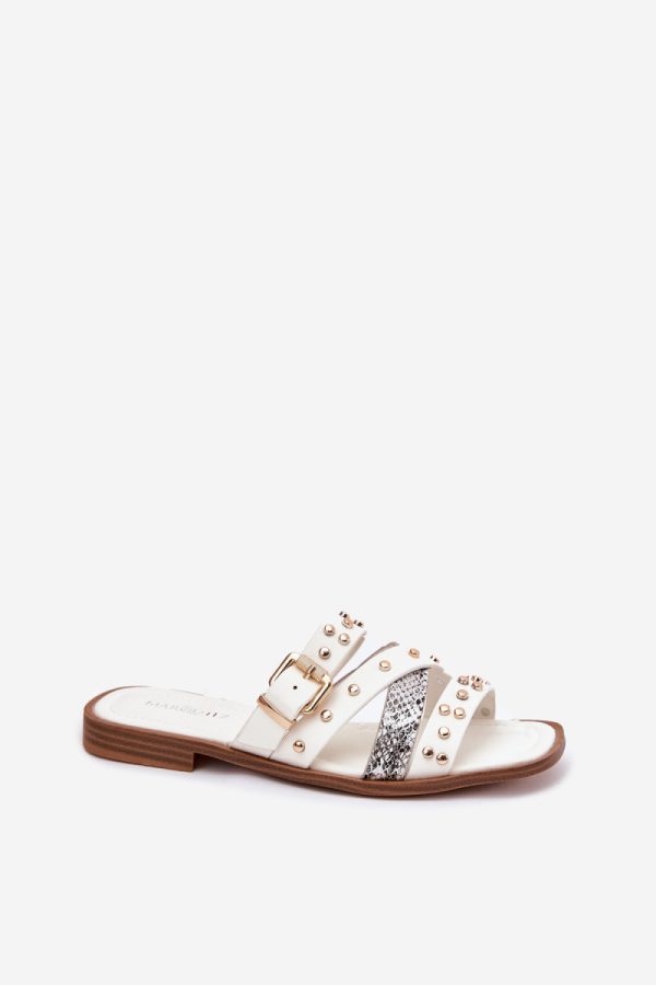 white Flip-flops model 214136 Step in style