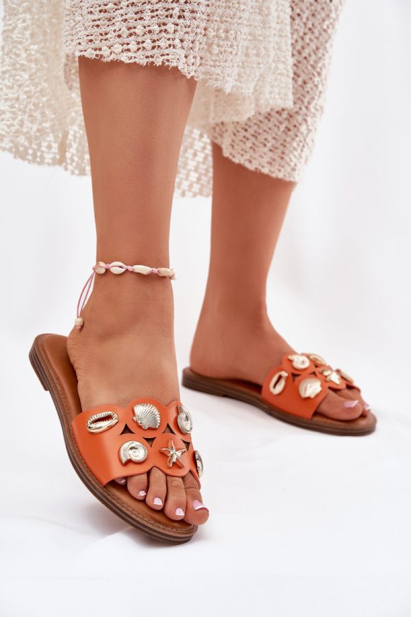 orange Flip-flops model 214142 Step in style