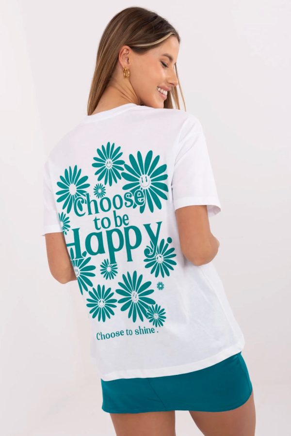 White T-shirt in Women`s Tops, T-shirts, Singlets with Cotton