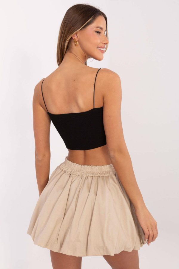 Black Top in Undershirts / Tops with Cotton and Spandex