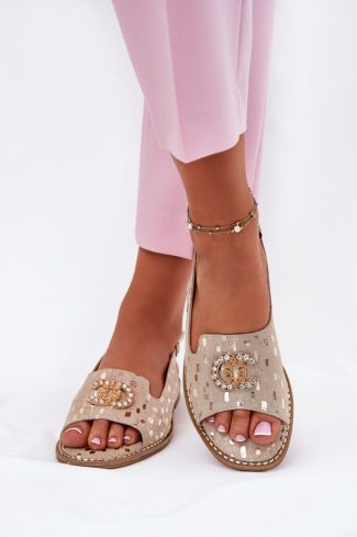 yellow Sandals model 214332 Step in style