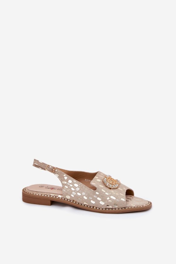 yellow Sandals model 214332 Step in style