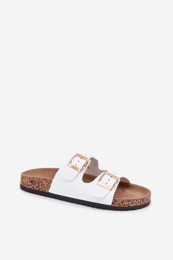 White Flip-flops in Sandals & Flip-Flops For Women with Fabric, Footbed and Sole Height