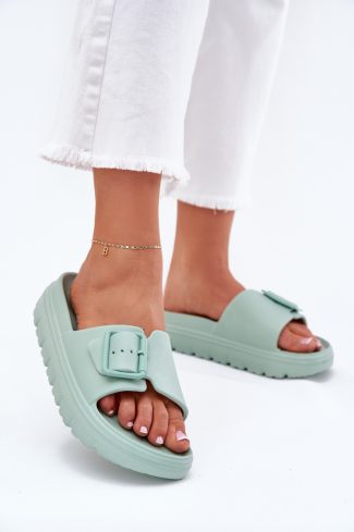 green Flip-flops model 214369 Step in style