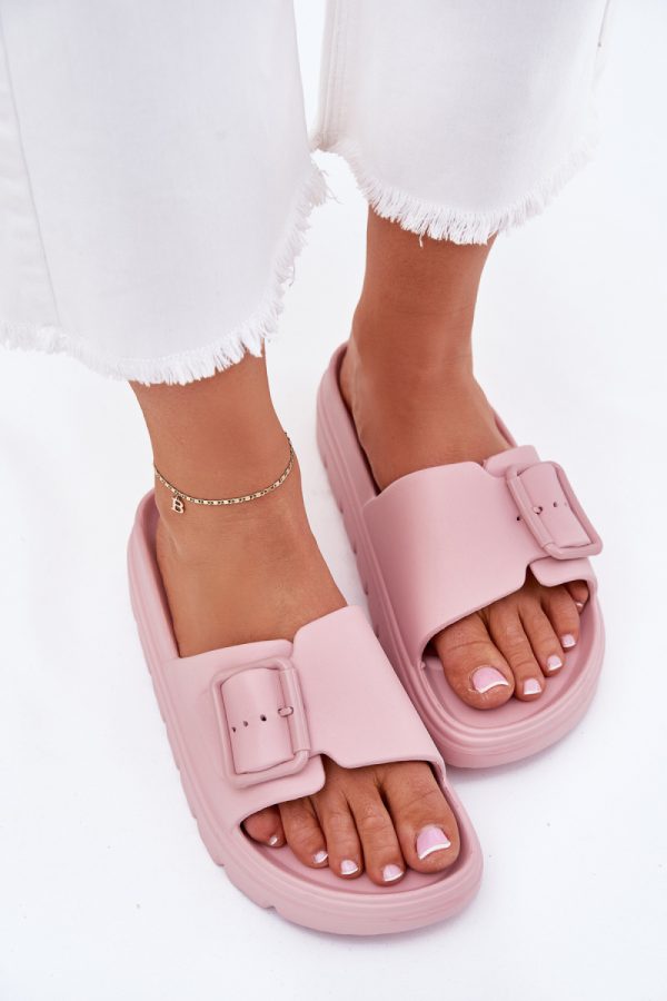 pink Platform sandals model 214371 Step in style